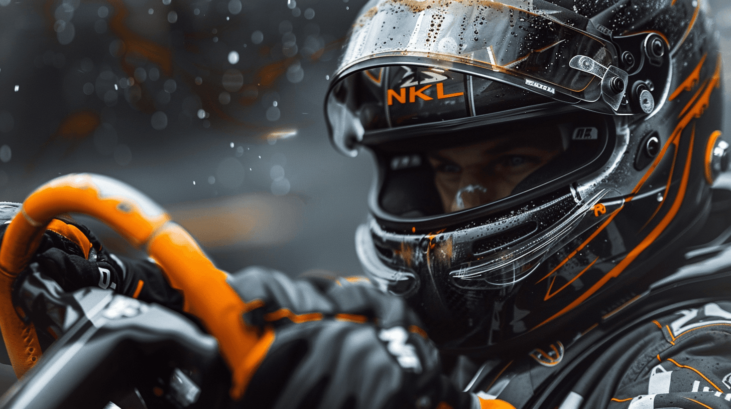 NKRL driver in the cockpit, focused behind the wheel